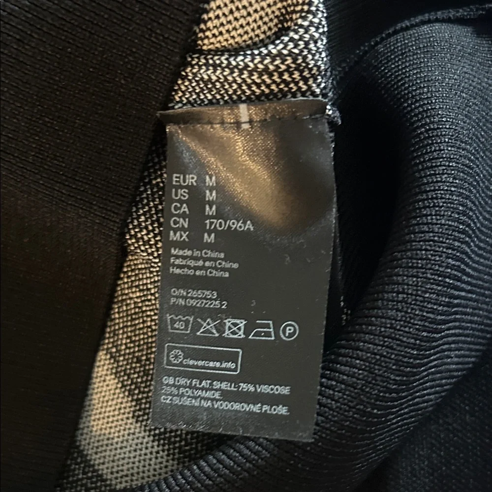 H&M Black and Cream Patterned Dress Set NWT - Picture 5 of 5